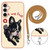 For Samsung Galaxy S23 FE 5G Electroplating Dual-side IMD Phone Case with Lanyard(Lucky Dog) For Samsung Galaxy S23 FE 5G Electroplating Dual-side IMD Phone Case with Lanyard(Lucky Dog)