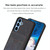 For Samsung Galaxy A54 5G BF28 Frosted Card Bag Phone Case with Holder(Black)