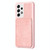 For Samsung Galaxy A53 5G BF28 Frosted Card Bag Phone Case with Holder(Pink)