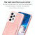 For Samsung Galaxy A53 5G BF28 Frosted Card Bag Phone Case with Holder(Pink)