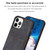 For iPhone 15 Pro Max BF28 Frosted Card Bag Phone Case with Holder(Black)