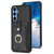For Samsung Galaxy A34 BF27 Metal Ring Card Bag Holder Phone Case(Black)