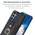 For Samsung Galaxy A34 BF27 Metal Ring Card Bag Holder Phone Case(Black)