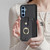 For Samsung Galaxy A34 BF27 Metal Ring Card Bag Holder Phone Case(Black)
