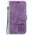 For Motorola Moto E20 / E30 / E40 Little Tiger Embossed Leather Phone Case(Purple)