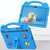 For Samsung Galaxy Tab S7 T870 Handle Kickstand Children EVA Shockproof Tablet Case(Sky Blue)