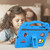 For Samsung Galaxy Tab S7 T870 Handle Kickstand Children EVA Shockproof Tablet Case(Sky Blue)
