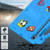 For Samsung Galaxy Tab S7 T870 Handle Kickstand Children EVA Shockproof Tablet Case(Sky Blue)