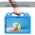 For Samsung Galaxy Tab S7 T870 Handle Kickstand Children EVA Shockproof Tablet Case(Sky Blue)