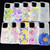 For iPhone 15 Plus Electroplated Color Film TPU + PC Phone Case(Blue Flowers)