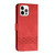 For iPhone 15 Pro Max Cubic Skin Feel Flip Leather Phone Case(Red) For iPhone 15 Pro Max Cubic Skin Feel Flip Leather Phone Case(Red)