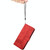 For iPhone 15 Pro Max Cubic Skin Feel Flip Leather Phone Case(Red)
