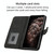 For Honor Magic5 Pro Cubic Skin Feel Flip Leather Phone Case(Black)