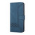For Honor Magic5 Pro Cubic Skin Feel Flip Leather Phone Case(Blue)