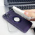 For iPhone 13 Pro Max Cooling MagSafe Magnifier Phone Case(Purple Taro)