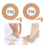 2pcs 5m/Roll Anti-Wear Heel Stickers Foot Care Sticker Yellow
