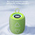 T&G TG655 Outdoor Portable TWS Wireless Bluetooth Speaker LED Light Stereo Subwoofer(Green)