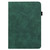 For Samsung Galaxy Tab S9 Lace Flower Embossing Pattern Leather Tablet Case(Green)