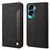 For Honor 90 Lite Skin Feel Splicing Leather Phone Case(Black) For Honor 90 Lite Skin Feel Splicing Leather Phone Case(Black)