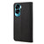 For Honor 90 Lite Skin Feel Splicing Leather Phone Case(Black) For Honor 90 Lite Skin Feel Splicing Leather Phone Case(Black)