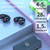 Transparent Capsule Ear Clip Bluetooth Earphones  TWS Digital Gaming Wireless Headset(White)