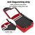 For Samsung Galaxy Z Flip5 Rhombic Texture Card Bag Phone Case with Dual Lanyard(Red)
