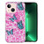 For iPhone 15 IMD Shell Pattern TPU Phone Case(Colorful Butterfly)