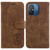 For Xiaomi Redmi 12C / 11A Little Tiger Embossed Leather Phone Case(Brown)
