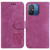 For Xiaomi Redmi 12C / 11A Little Tiger Embossed Leather Phone Case(Rose Red)