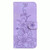 For Motorola Moto E20 / E30 / E40 Lily Embossed Leather Phone Case(Purple)
