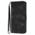 For Realme C53 Line Pattern Skin Feel Leather Phone Case(Black)