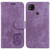 For Xiaomi Redmi 9C Little Tiger Embossed Leather Phone Case(Purple)