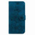 For Motorola Moto G73 Lily Embossed Leather Phone Case(Dark Blue)