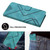 For Samsung Galaxy A25 Line Pattern Skin Feel Leather Phone Case(Light Blue)