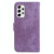 For Samsung Galaxy A52 4G / 5G Little Tiger Embossed Leather Phone Case(Purple)
