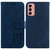 For Samsung Galaxy M13 4G Little Tiger Embossed Leather Phone Case(Dark Blue)