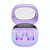 Transparent Bluetooth Earphones Wireless In-Ear HIFI Music TWS Gaming Sports Headset(Purple)