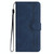 For iPhone 15 Pro Heart Pattern Skin Feel Leather Phone Case(Royal Blue)