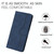 For iPhone 15 Pro Heart Pattern Skin Feel Leather Phone Case(Royal Blue)