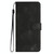 For Realme 11 Heart Pattern Skin Feel Leather Phone Case(Black)