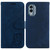 For Nokia X30 Little Tiger Embossed Leather Phone Case(Dark Blue)
