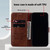 For iPhone 15 Pro Max Skin Feeling Oil Leather Texture PU + TPU Phone Case(Brown)