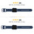 For Apple Watch Series 8 41mm Pin Buckle Silicone Watch Band(Abyss Blue)