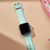 For Apple Watch Series 8 41mm Pin Buckle Silicone Watch Band(Mint Green)