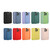 For iPhone 13 mini Imitate Liquid Skin Feel Leather Phone Case with Card Slots(Orange)