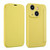 For iPhone 13 Imitate Liquid Skin Feel Leather Phone Case with Card Slots(Yellow)