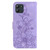 For Infinix Hot 11 2022 Lily Embossed Leather Phone Case(Purple)