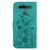 For LG K41S / K51S Lily Embossed Leather Phone Case(Green) For LG K41S / K51S Lily Embossed Leather Phone Case(Green)