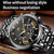 OLEVS 2892 Men Multifunctional Business Waterproof Quartz Watch(Black) OLEVS 2892 Men Multifunctional Business Waterproof Quartz Watch(Black)