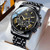 OLEVS 2892 Men Multifunctional Business Waterproof Quartz Watch(Black)